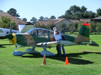 Aircraft on the field