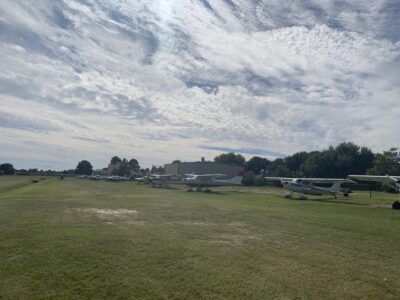 Aircraft on the ramp